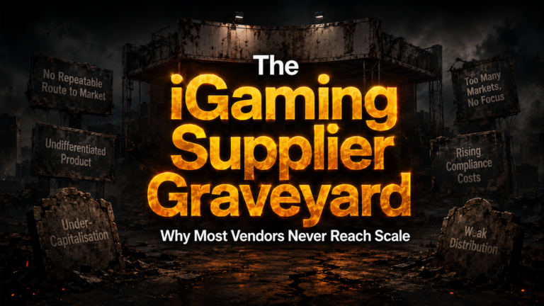 The iGaming Supplier Graveyard: Why Most Vendors Never Reach Scale?